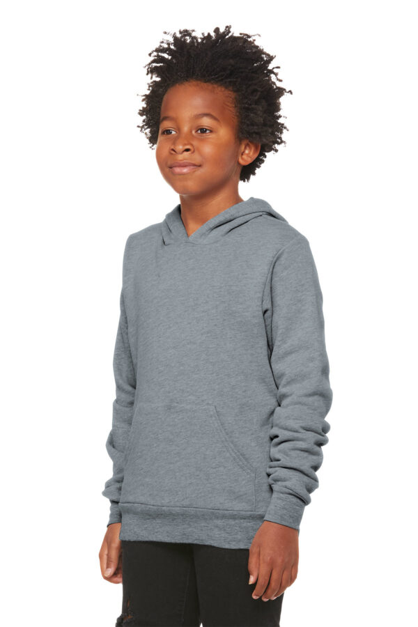 BELLA+CANVAS ® Youth Sponge Fleece Pullover Hoodie - Image 5