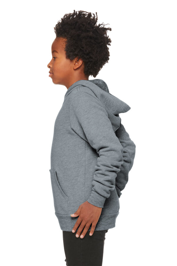 BELLA+CANVAS ® Youth Sponge Fleece Pullover Hoodie - Image 6