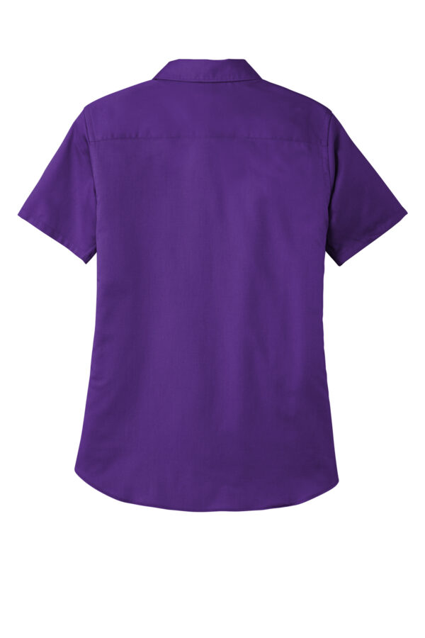Port Authority® Ladies Short Sleeve SuperPro React ™ Twill Shirt - Image 6