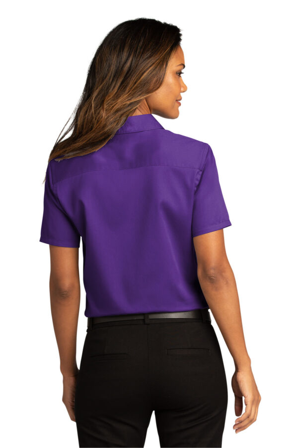 Port Authority® Ladies Short Sleeve SuperPro React ™ Twill Shirt - Image 3