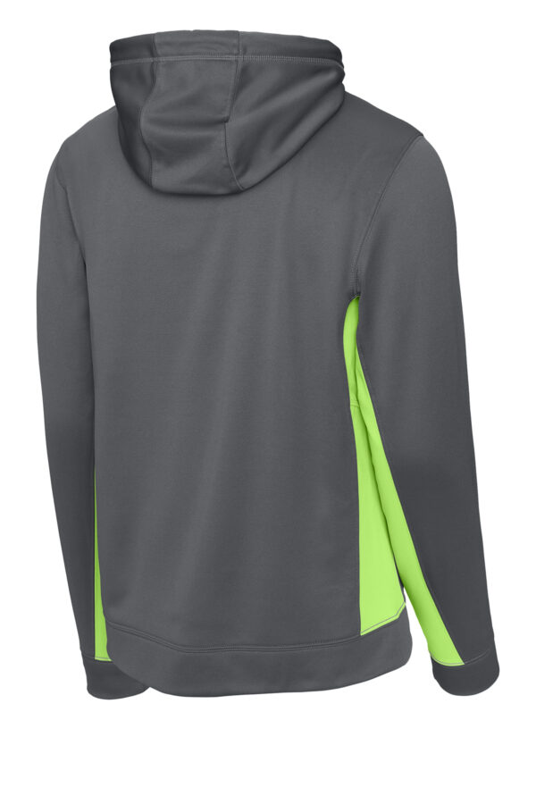 Sport-Tek® Sport-Wick® Fleece Colorblock Hooded Pullover - Image 3