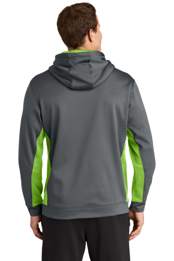 Sport-Tek® Sport-Wick® Fleece Colorblock Hooded Pullover - Image 5
