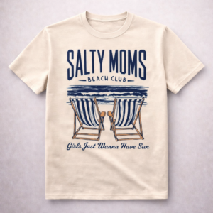 Salty Moms Beach Club T-Shirt