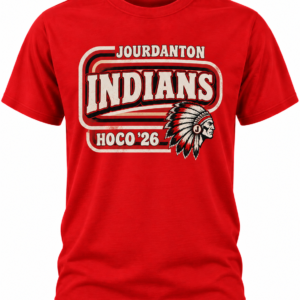 Jordanton Indians HOCO 2026 School Spirit T-Shirt